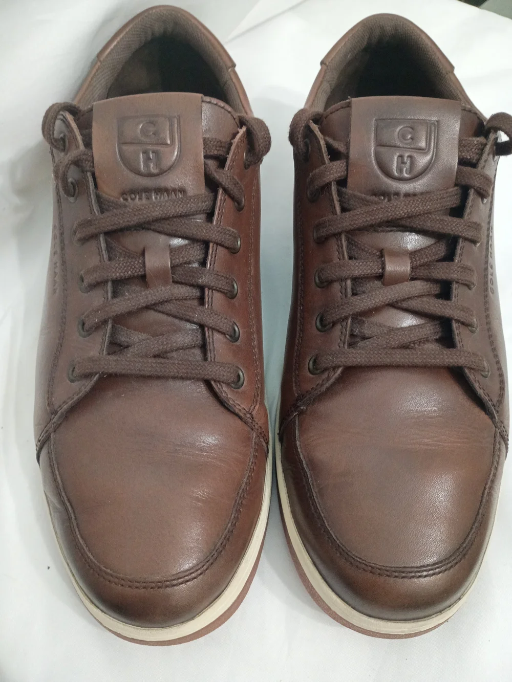 Cole Haan Sport Ox Men’s Brown Leather Casual Sneakers Size 11.5 M